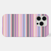 パステルレインボストリップ – パターン iPhoneケース (裏面横)