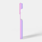 パステルレインボストリップ – パターン iPhoneケース (左側面)