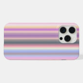 パステルレインボストリップ – パターン iPhoneケース (裏面横)