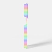 パステルレインボストリップ – パターン iPhoneケース (右側面)