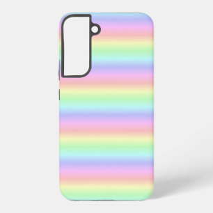 パステルレインボストリップ – パターン SAMSUNG GALAXY S22+ケース