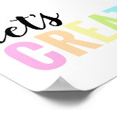 パステルレインボーのプレイルームを作ろう ポスター (角)