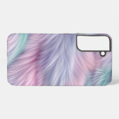 パステルレインボーの毛皮 SAMSUNG GALAXYケース (裏面横)