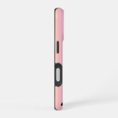 パステルレインボーの黒い蝶 iPhone 16ケース (右側面)