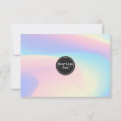 パステルレインボーウォーターカラーサンキューメディアインサート (裏面)