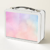 パステルレインボーウォーターカラーモノグラム メタルランチボックス (裏面)