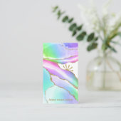 *~*パステルレインボーエーテ金ゴールドグリッター静脈 名刺 (スタンド正面)