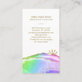 *~*パステルレインボーエーテ金ゴールドグリッター静脈 名刺 (裏面)