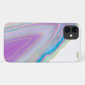 *~*パステルレインボーエーテ-金ゴールドグリッター静脈 Case-Mate iPhoneケース (裏面(横))