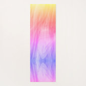 パステルレインボーカスタムモノグラム名 ヨガマット (裏面)