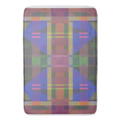 パステルレインボーカラフルジオメトリック バスマット (正面縦)