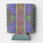 パステルレインボーカラフルジオメトリック 缶クーラー (裏面)