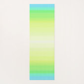 パステルレインボーカラフル抽象芸術グラデーシグラデーションョン ヨガマット (裏面)