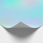 パステルレインボーカラーぼやけ抽象芸術グラディエントグラデーション ラッピングペーパー (角)