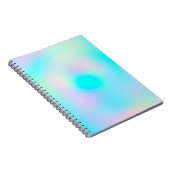 パステルレインボーカラー抽象芸術グラデーシグラデーションョン ノートブック (右側)