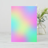 パステルレインボーカラー抽象芸術グラデーシグラデーションョン メニュー (スタンド正面)