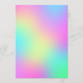 パステルレインボーカラー抽象芸術グラデーシグラデーションョン メニュー (正面)