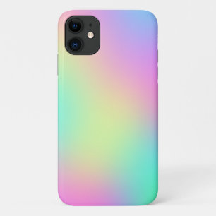 パステルレインボーカラー抽象芸術グラデーシグラデーションョン iPhone 11 ケース