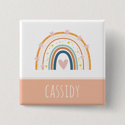 パステルレインボーガールズ 缶バッジ (正面)
