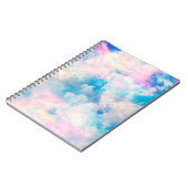 パステルレインボークラウドライスカイ ノートブック (左側)