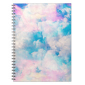 パステルレインボークラウドライスカイ ノートブック (正面)