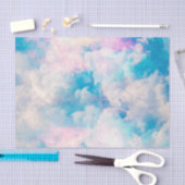 パステルレインボークラウドライスカイ 薄葉紙 (クラフト)