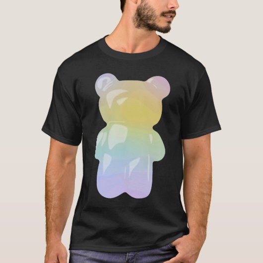 パステルレインボーグミベアキャンディ Tシャツ (正面)