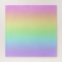 パステルレインボーグラジエントジャグソーパズル