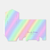 パステルレインボーグラディエント誕生日有難う フェイバーボックス (折り畳みなし)