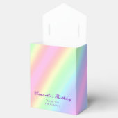 パステルレインボーグラディエント誕生日有難う フェイバーボックス (オープン)