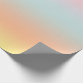 パステルレインボーグラデーショグラデーションン美学 ラッピングペーパー (角)