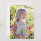 パステルレインボーグラデーション卒業式パーティー写真インビタ 招待状 (裏面)