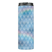 パステルレインボーグリッタードラゴンスケールパターン タンブラー (裏面)