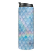 パステルレインボーグリッタードラゴンスケールパターン タンブラー (回転右)