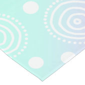 パステルレインボーサークルインサークルテーブルランナー ショートテーブルランナー (コーナー)