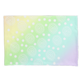 パステルレインボーサークルインサークルパイロケース 枕カバー