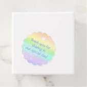 パステルレインボーサークルメッセージカード フェイバータグ (インサイチュ)