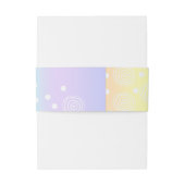 パステルレインボーサークル 招待状ベリーバンド (裏面例)