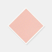 パステルレインボージオティックフラワーズデコップナプキンス スタンダードカクテルナプキン (角)