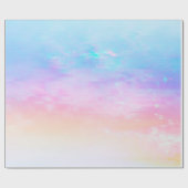 パステルレインボースカイス ラッピングペーパー (フラット)