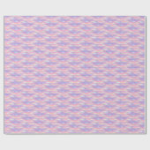 パステルレインボースカイベビーシャワー ラッピングペーパー (フラット)