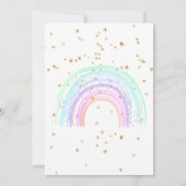 *~*パステルレインボースターズベビーシャワー招待状 招待状 (裏面)