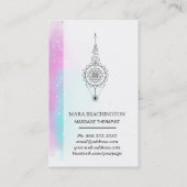 *~*パステルレインボースターズ聖幾何学マッサージ 名刺 (裏面)