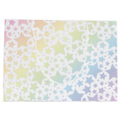 パステルレインボースターベビーシャワー ラージペーパーバッグ (裏面)