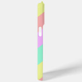 パステルレインボーストライプのパターン Case-Mate iPhoneケース (裏面 / 右)