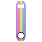 パステルレインボーストライプズ スピード栓抜き (正面)