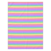 パステルレインボーストライプズ テーブルクロス (正面)