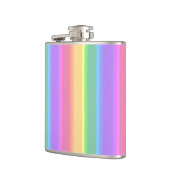 パステルレインボーストライプズ フラスク (左)
