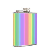 パステルレインボーストライプズ フラスク (右)