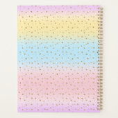 パステルレインボーストライプズ プランナー手帳 (裏面)